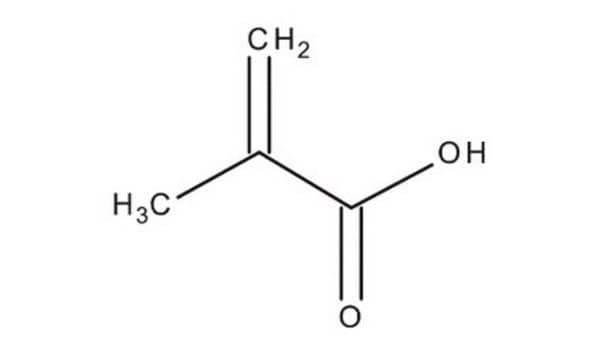 Methacrylic acid (stabilised with hydroquinone monomethyl ether) for synthesis