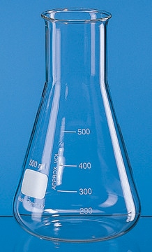 BRAND&#174; Erlenmeyer flask with beaded rim and graduation, wide mouth volume 300&#160;mL