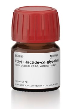 Poly(L-lactide-co-glycolide) lactide:glycolide 20:80, viscosity 1.6&#160;dL/g&#160;