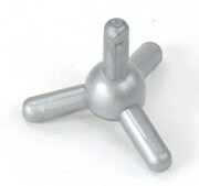 Cochranes atom centers for Orbit molecular models metal, tetrahedral, silver
