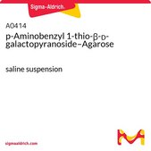 p-Aminobenzyl 1-thio-β-D-galactopyranoside–Agarose saline suspension