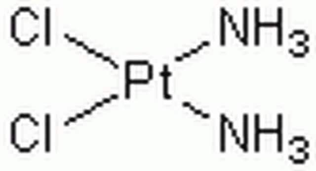 顺铂 Cisplatin - CAS 15663-27-1, is a platinum coordination complex with potent anti-neoplastic activity. Induces apoptosis in cancer cells, possibly via caspase-3 activation.