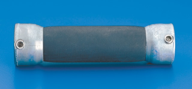 Flexible stirrer shaft coupling for glass shaft O.D. 10 mm, for motor shaft O.D. 3/8 in.