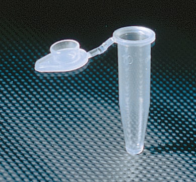 PCR microtubes with attached caps capacity 0.2&#160;mL