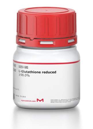 l-glutathione reduced molecular weight L-Glutathione reduced, 70-18-8, G4251, Sigma-Aldrich