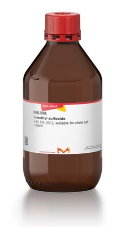 二甲基亚砜 ≥99.5% (GC), suitable for plant cell culture