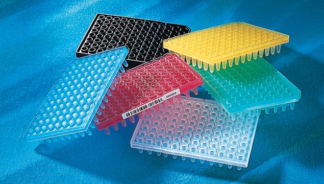 Corning&#174; Thermowell PCR 96 well plates 96 well plate, Thermowell PCR M plate, polycarbonate, conical bottom, clear, non-sterile, 25/cs