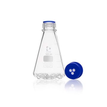 Duran&#174; Baffled Flask neck Joints: (GL 45), Complete with membrane screw cap