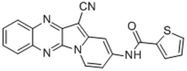 TOPK/PBK Inhibitor, HI-TOPK-032 A cell-permeable, selective, ATP competitive, reversible inhibitor of T-LAK-cell-originated protein kinase (IC&#8325;&#8320; = 2 &#181;M).