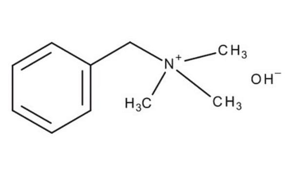 苄基三甲基氢氧化铵 (40% solution in methanol) for synthesis