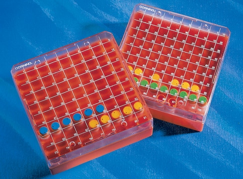 Corning&#174;冻存盒、管架和托盘 Box for 81 cryogenic vials, 1-2 mL