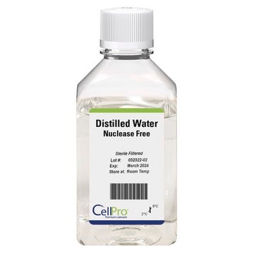 Alkali Scientific™ CellPro™ Distilled Water Nuclease free, 30 mL