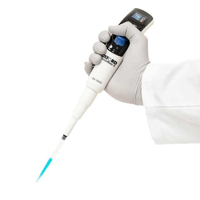 Oxford Lab BenchMate Pipette Single Channel, 50-1000 µl., Charging Stand Included