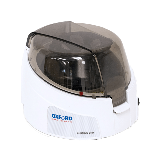 Oxford Lab BenchMate Microcentrifuge Tubes Magnetic Rotor, 8 place x 1.5/2.0mL Capacity, includes Optional Magnetic PCR Strip Rotor, 6000rpm / 2000xg Fixed Speed