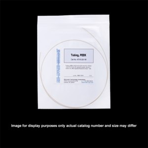 MicroSolv ARE Brand PEEK Tubing Tubing, PEEK, 0.010 inch (0.25 mm) ID, 1/32nd inch (0.79 mm) OD, general grade, natural, 3 meter roll, ARE-Applied Research brand. 1 EA.