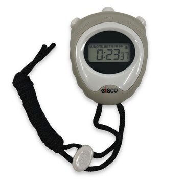 Eisco Labs Digital Stopwatch, with Quartz Timer 1/100th Second Precision, Alarm Function