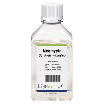 Alkali Scientific™ CellPro™ Neomycin Solution 8-12mg/mL, 20mL in 60mL bottle