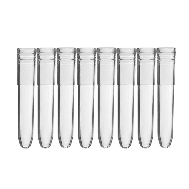 PurePlus 1.2mL Sample Library Tubes In Strips of 8, Box, 1.2mL, Sterile, Quantity per Pack: 960, Natural, Polypropylene