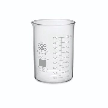 United Scientific™ Beakers, Low Form, Borosilicate Glass 1000 mL Pack/6