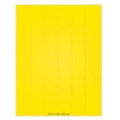 GA International Cryogenic Laser Labels Label size: 1.26" x 0.87" / 32mm x 22.1mm, Shape: Rectangle, Color: Yellow, Qty: 1152 labels/pack (72 lbls/sheet)
