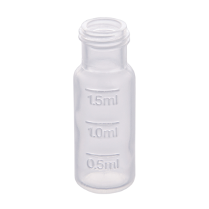 MicroSolv Polypropylene Vials 2 ml Vials, screw top, plastic. Translucent, 9-425 mm threads, 12x32 mm outer dimensions. For use as an autosampler vial. MicroSolv Brand. 1000/CS.