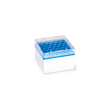 Simport Scientific Cryostore Storage Boxes HOLDS UP TO 42 CRYOGENIC VIALS 10 ML SIZE, BLUE