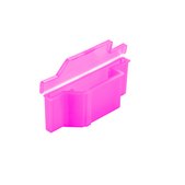 Caplugs® Evergreen Slide-Sette Savers™ Slide-Sette Saver™ Microscope Slide & Paraffin Block Storage Containers, Non-Sterile, Polypropylene, Fuchsia, 100/Bag