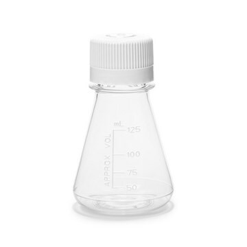 United Scientific® Unistore™ Sterile Erlenmeyer Flask Vented, PETG 125 mL Pack/24
