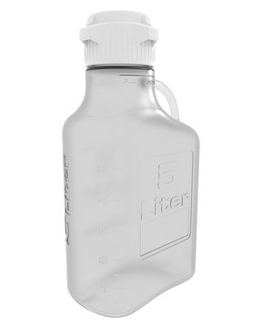 Foxx Life Sciences Carboy PETG Carboy, 5L, PETG, 83B Cap, 1/EA