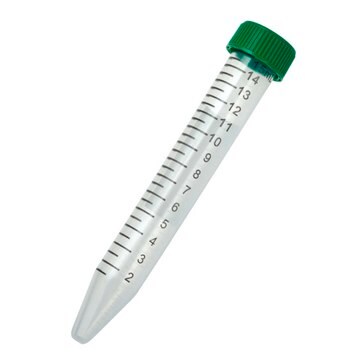 CELLTREAT Centrifuge tubes TUBE & CAP, 15mL Centrifuge Tube & Cap - Bags, Non-sterile (Tubes and Caps Packed Separately)
