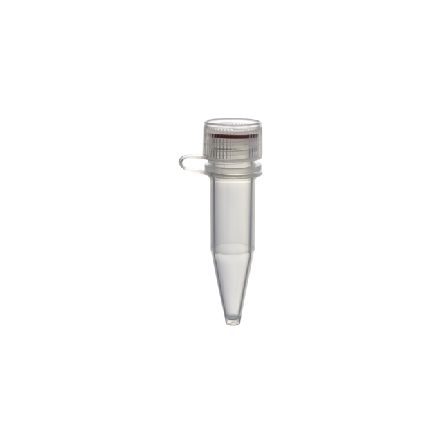Simport Scientific Micrewtube with Washer Seal Screw Cap and Attachment Loop 1.5 ML CONICAL BOTTOM. NOT ASSEMBLED, NON-GRADUATED.