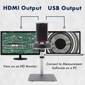 Aven Digital Microscope Cyclops HDMI + USB Digital Microscope [13x-140x] with 4x Lens