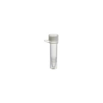 Simport Scientific Micrewtube With Lip Seal Screw Cap and Attachment Loop 1.5 ML SELF-STANDING, ASSEMBLED, STERILE, NON-GRADUATED