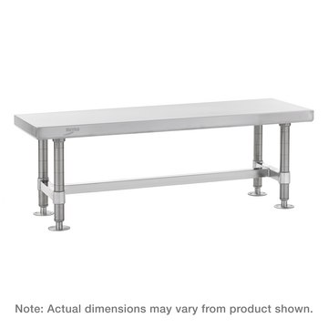 Metro Gowning Bench Stainless Steel, 9" x 36" x 18"