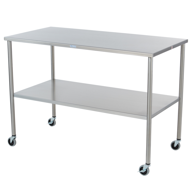 Blickman Howard Instrument Table 72"W x 34"H x 24"D w/Shelf
