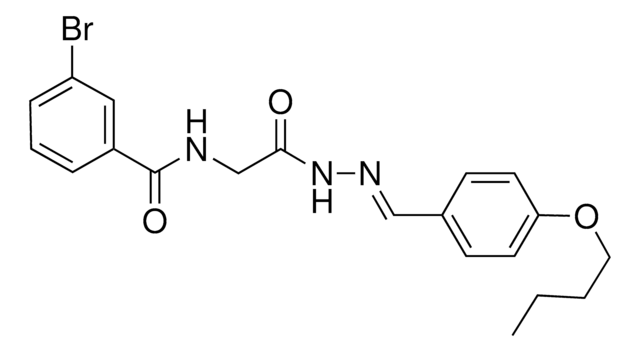 3-BROMO-N-(2-(2-(4-BUTOXYBENZYLIDENE)HYDRAZINO)-2-OXOETHYL)BENZAMIDE AldrichCPR