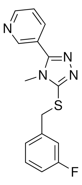 3-(5-((3-FLUOROBENZYL)THIO)-4-METHYL-4H-1,2,4-TRIAZOL-3-YL)PYRIDINE AldrichCPR