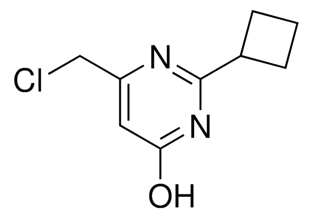 6-(Chloromethyl)-2-cyclobutyl-4-pyrimidinol AldrichCPR