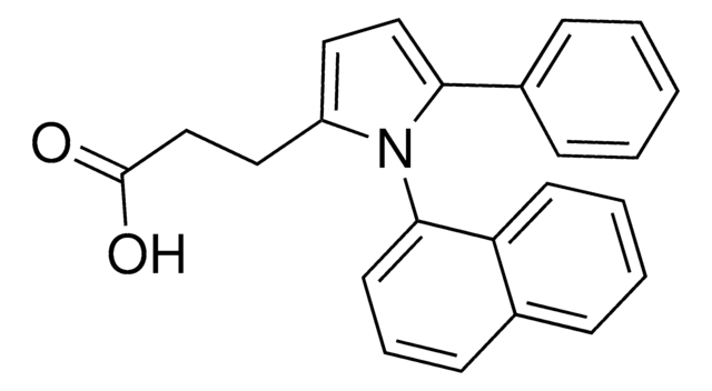 3-[1-(1-Naphthyl)-5-phenyl-1H-pyrrol-2-yl]propanoic acid AldrichCPR