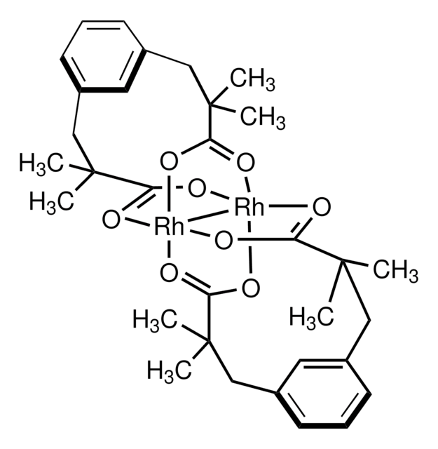 Bis[rhodium(&#945;,&#945;,&#945;&#8242;,&#945;&#8242;-tetramethyl-1,3-benzenedipropionic acid)] 95%