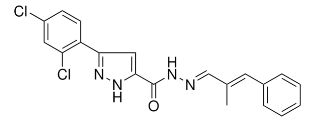 3-(2,4-DICHLORO-PH)-N'-(2-ME-3-PH-2-PROPENYLIDENE)-1H-PYRAZOLE-5-CARBOHYDRAZIDE AldrichCPR