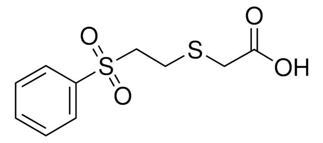 {[2-(phenylsulfonyl)ethyl]sulfanyl}acetic acid AldrichCPR