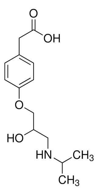 4-(2-Hydroxy-3-isopropylaminopropoxy)phenylacetic acid analytical standard