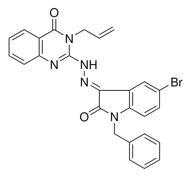 (3E)-1-BENZYL-5-BROMO-1H-INDOLE-2,3-DIONE 3-[(3-ALLYL-4-OXO-3,4-DIHYDRO-2-QUINAZOLINYL)HYDRAZONE] AldrichCPR