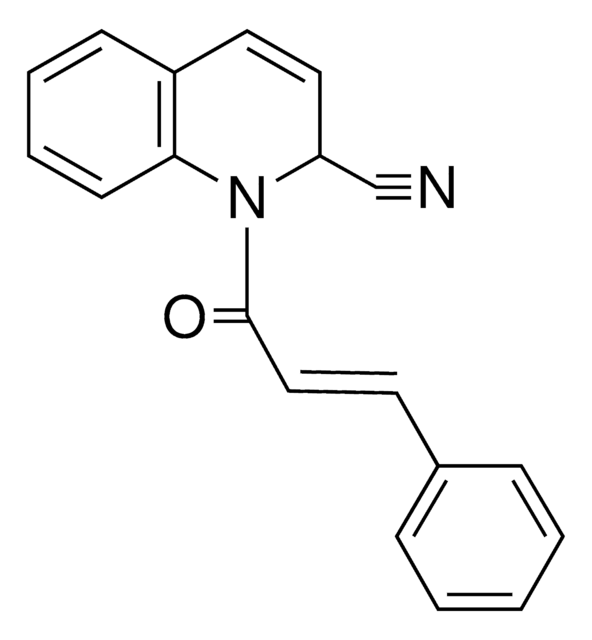 1-[(2E)-3-phenyl-2-propenoyl]-1,2-dihydro-2-quinolinecarbonitrile AldrichCPR
