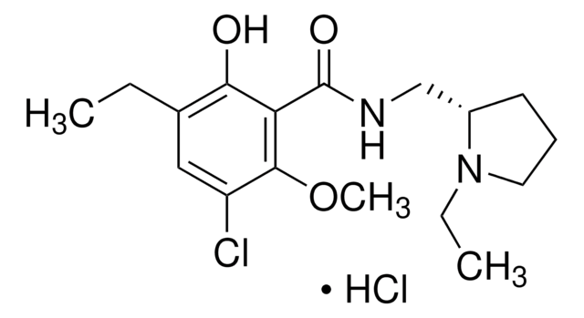 S-(&#8722;)-Eticlopride 盐酸盐 &#8805;98% (HPLC), powder