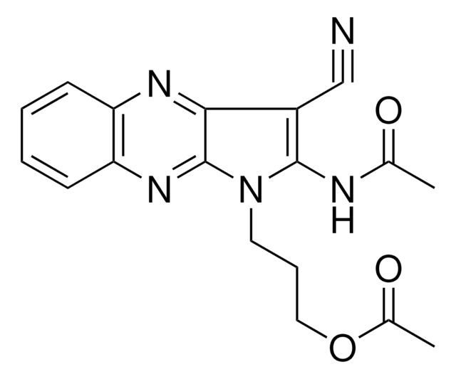 3-(2-(ACETYLAMINO)-3-CYANO-1H-PYRROLO(2,3-B)QUINOXALIN-1-YL)PROPYL ACETATE AldrichCPR