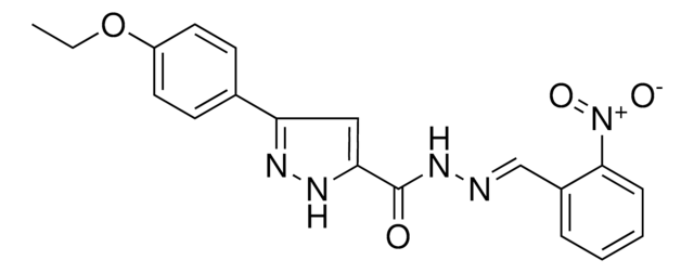 5-(4-ETHOXY-PH)-2H-PYRAZOLE-3-CARBOXYLIC ACID (2-NITRO-BENZYLIDENE)-HYDRAZIDE AldrichCPR