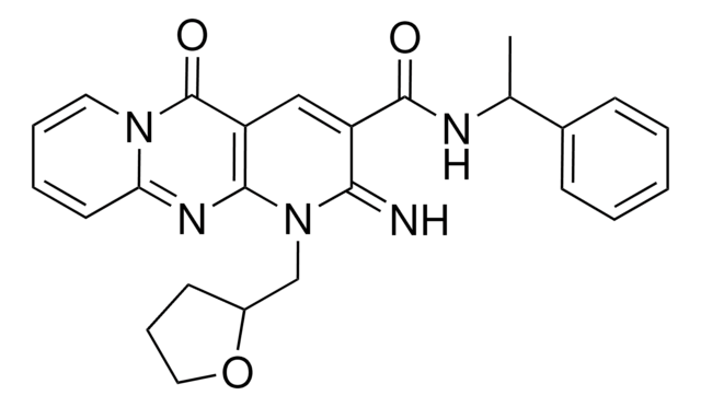 2-IMINO-5-OXO-N-(1-PHENYLETHYL)-1-(TETRAHYDRO-2-FURANYLMETHYL)-1,5-DIHYDRO-2H-DIPYRIDO[1,2-A:2,3-D]PYRIMIDINE-3-CARBOXAMIDE AldrichCPR