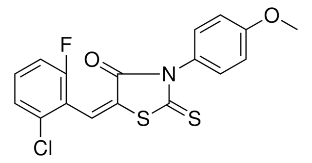 5-(2-CL-6-FLUOROBENZYLIDENE)-3-(4-METHOXYPHENYL)-2-THIOXO-1,3-THIAZOLIDIN-4-ONE AldrichCPR
